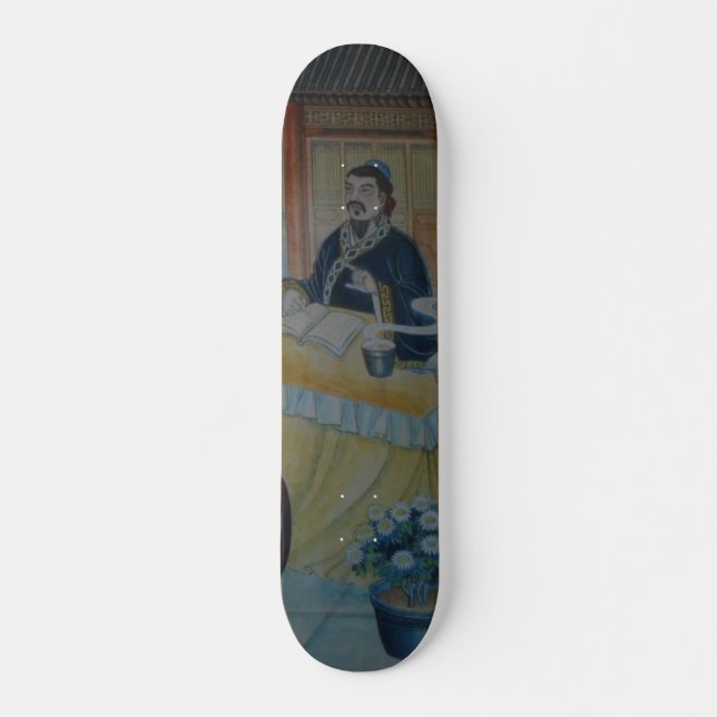 Chinese Mural Painting Skateboard (Front)