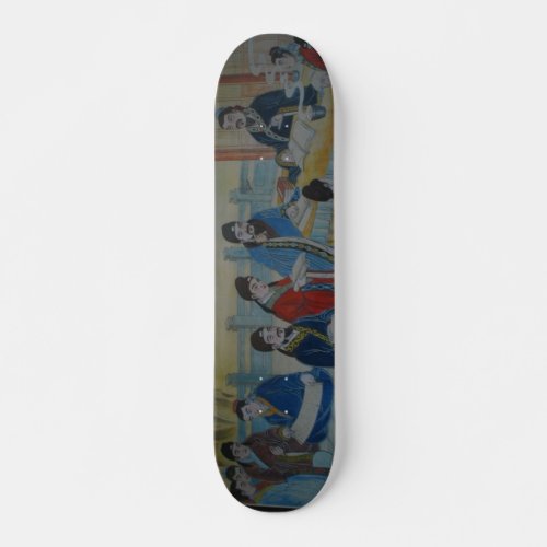 Chinese Mural Painting Skateboard