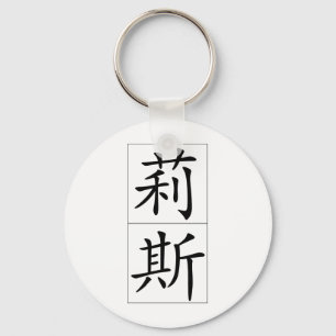 Chinese name for Liz 20212_1.pdf Keychain