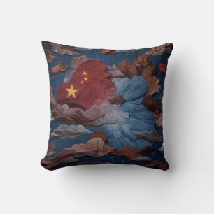 chinese national day throw pillow