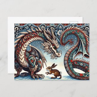 Chinese New Lunar Year of Dragon, Postcrossing