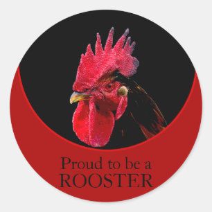 Chinese New Year 2017 Birthday Zodiac Rooster S Classic Round Sticker
