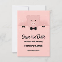 Chinese New Year 2019 Earth Pig in a Bow Tie