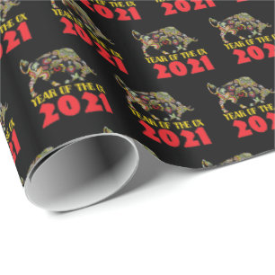 Chinese New Year 2021 - Year Of The Ox Wrapping Paper