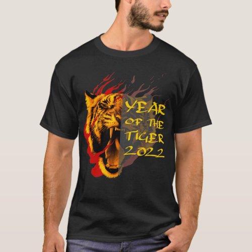Chinese New Year 2022  happy chinese Year of Tiger T_Shirt