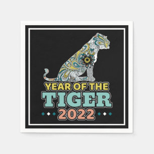 Chinese New Year 2022 - White Tiger Napkins