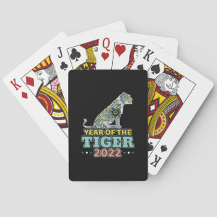 Chinese New Year 2022 - White Tiger Poker Cards
