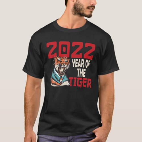 Chinese New Year 2022 Year Of The Tiger 2022 Zodia T_Shirt