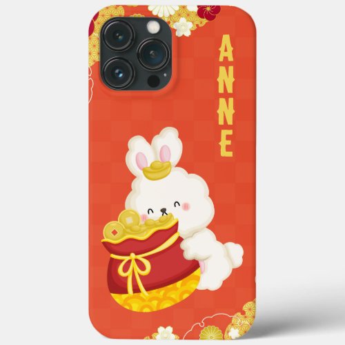 Chinese New Year 2023 Richy Rich Rabbit iPhone 13 Pro Max Case