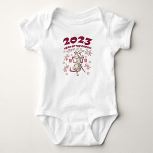 Chinese New Year 2023 - Year of the Rabbit Baby Bodysuit