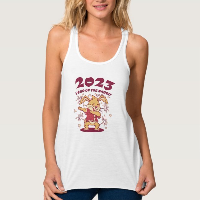 Chinese New Year 2023 - Year of the Rabbit Tank Top (Front)