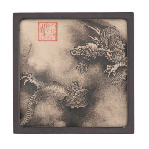 Chinese New Year 2024 Dragon Painting Keepsake Box