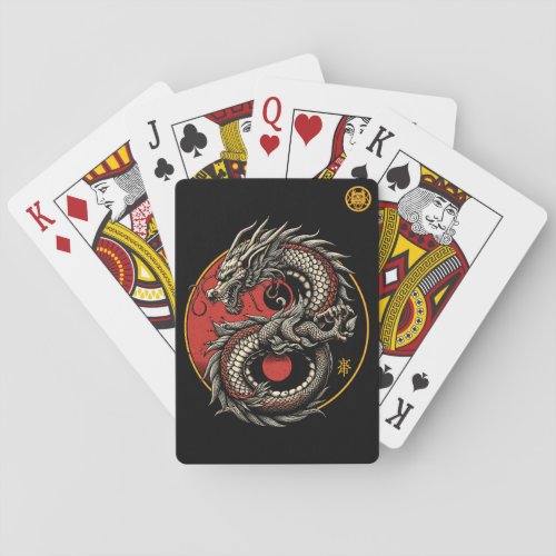 Chinese New Year 2024 Dragon Year of the Dragon Playing Cards