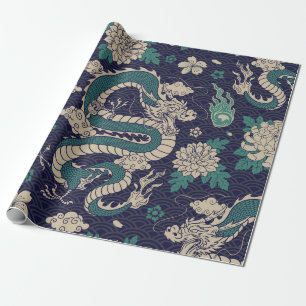 Chinese New Year 2024 Dragon, Year of the Dragon Wrapping Paper