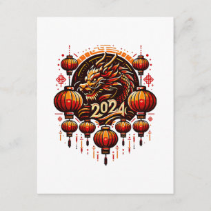 chinese new year 2024 enclosure card