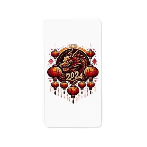  chinese new year 2024 label