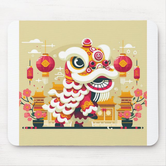 chinese new year 2024 mouse pad (Front)