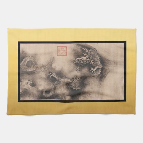 Chinese New Year 2024 Painting Dragon KT Kitchen Towel