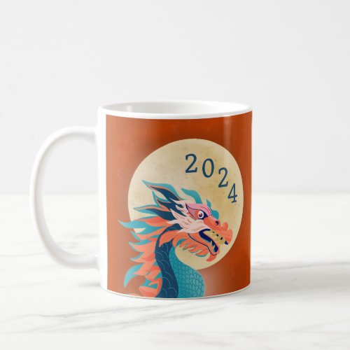 Chinese New Year 2024 Year of Dragon Coffee Mug
