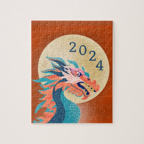 Chinese New Year 2024 Year of Dragon Jigsaw Puzzle