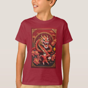 Chinese New Year 2024 Year of The Dragon Dance T-Shirt