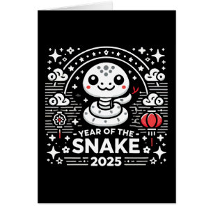 Chinese New Year 2025 Year of the Snake Lunar Year Cards