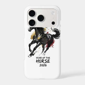 Chinese New Year 2026 Horse Art iPhone 17 Pro Case