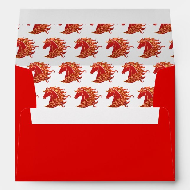 Chinese New Year 2026 Lucky Red Envelope Flap (Back (Bottom))