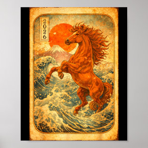 Chinese New Year 2026 Of The Horse Lunar New Year Poster