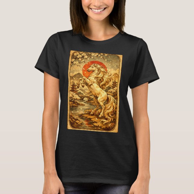 Chinese New Year 2026 Of The Horse Lunar New Year  T-Shirt (Front)