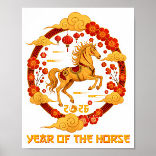Chinese New Year 2026 Year Of The Horse 2026 Poster