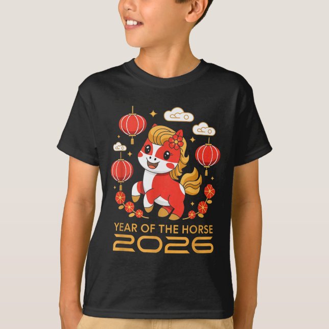 Chinese New Year 2026 Year Of The Horse 2026 Women T-Shirt (Front)