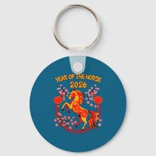Chinese New Year 2026 Year Of The Horse Keychain