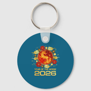Chinese New Year 2026 Year Of The Horse Lunar New Keychain