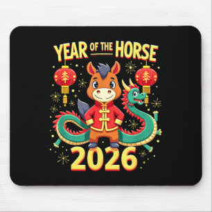 Chinese New Year 2026 Year Of The Horse  Mouse Pad