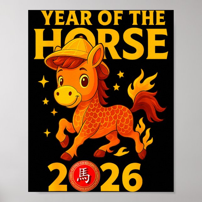 Chinese New Year 2026 Year Of The Horse  Poster (Front)