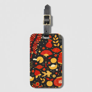 Chinese New Year Celebration Party Luggage Tag