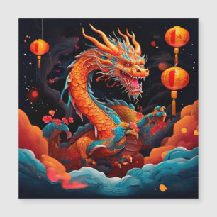 Chinese New Year colorful dragon