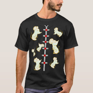 Chinese New Year Costume Calligraphy Year Of The R T-Shirt