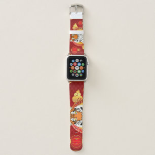 Chinese new year design with tiger apple watch band