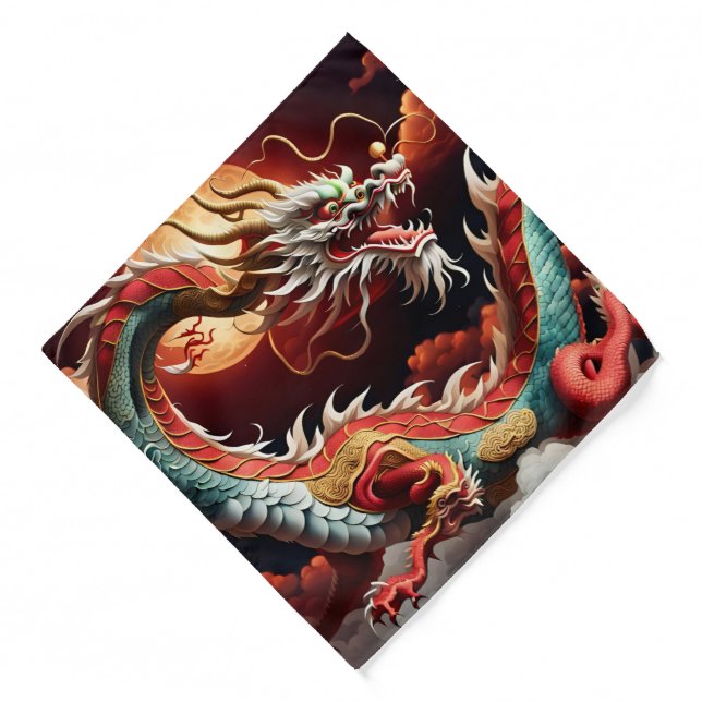 Chinese New Year Dragon 2024 BAND03 Bandana (Front)