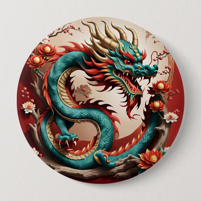 Chinese New Year Dragon 2024 But01 Button (Front)