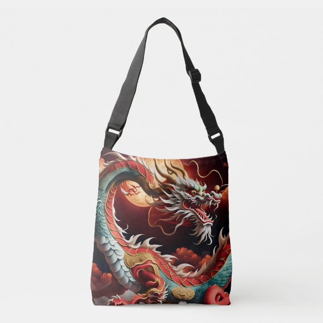 Chinese New Year Dragon 2024 CBBag03 Crossbody Bag (Front)