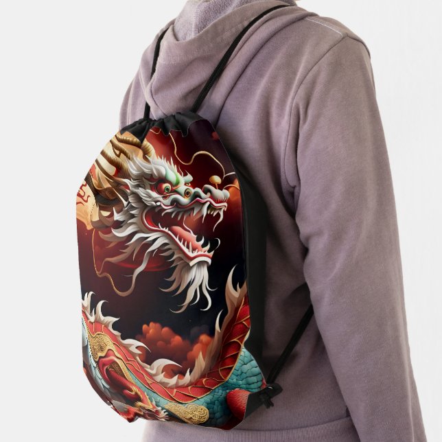 Chinese New Year Dragon 2024 DBAG03 Drawstring Bag (Insitu)