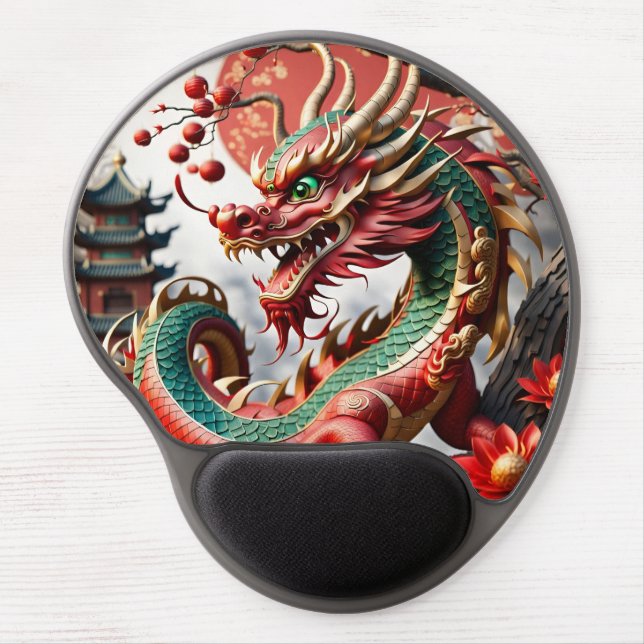 Chinese New Year Dragon 2024 GMP02 Gel Mouse Pad (Front)