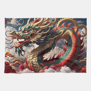 Chinese New Year Dragon 2024 KitchT04 Kitchen Towel