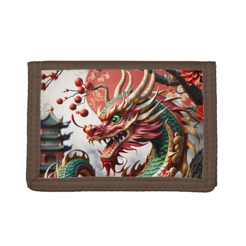 Chinese New Year Dragon 2024 MW2 Trifold Wallet