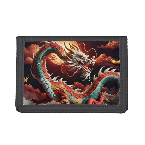 Chinese New Year Dragon 2024 MW3 Trifold Wallet