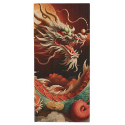 Chinese New Year Dragon 2024 personalized USB03 Wood Flash Drive