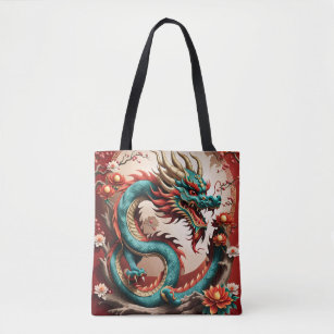 Chinese New Year Dragon 2024 TB01 Tote Bag